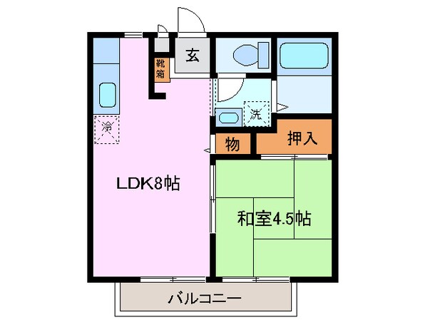 伊勢朝日駅 徒歩7分 2階の物件間取画像